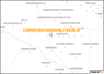 map of Chāh-e Kadkhodā Valī-ye Dalīr