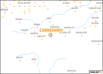 map of Chāh-e Khānī