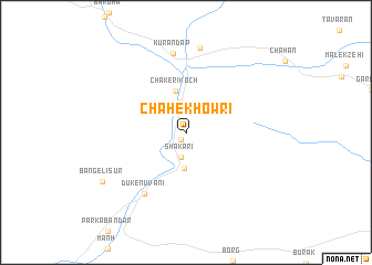 map of Chāh-e Khowrʼī