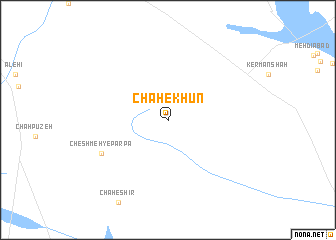 map of Chāh-e Khūn