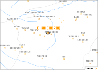 map of Chāh-e Koroq