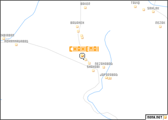 map of Chāh-e Ma‘ī