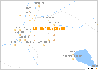 map of Chāh-e Malekābād