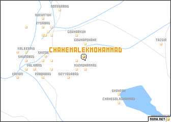 map of Chāh-e Malek Moḩammad
