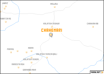 map of Chāh-e Mar\