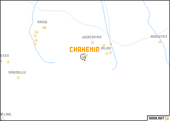 map of Chāh-e Mīr