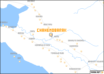 map of Chāh-e Mobārak