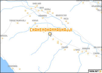 map of Chāh-e Moḩammad Ḩājjī