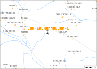 map of Chāh-e Moḩammad Jamāl