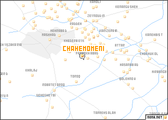 map of Chāh-e Mo\