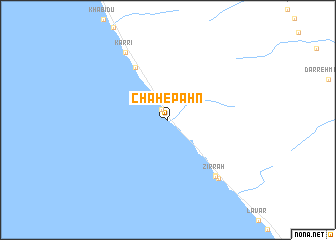 map of Chāh-e Pahn