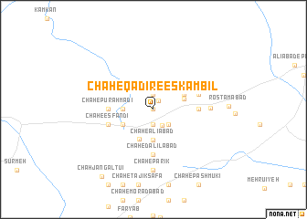 map of Chāh-e Qadīr-e Eskambīl