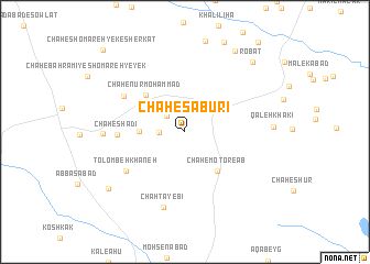 map of Chāh-e Şabūrī