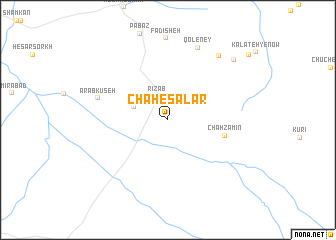 map of Chāh-e Sālār