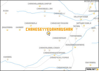 map of Chāh-e Seyyed Aḩmad Shāh