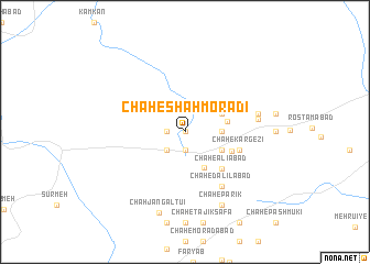 map of Chāh-e Shahmorādī