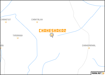 map of Chāh-e Shakar