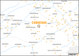 map of Chāheshk