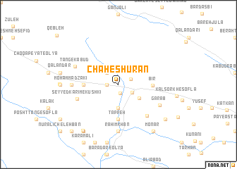 map of Chāh-e Shūrān