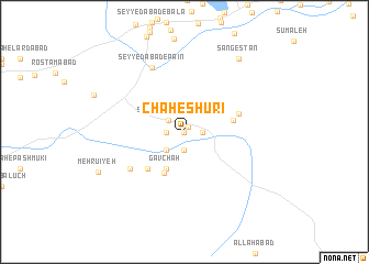 map of Chāh-e Shūrī