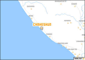 map of Chāh-e Shūr