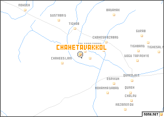 map of Chāh-e Tavakkol