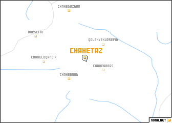 map of Chāh-e Taz