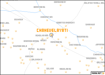 map of Chāh-e Velāyatī