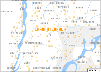 map of Chāh Fatehwāla