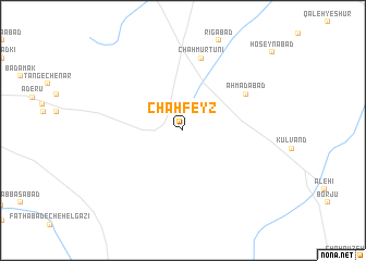 map of Chāh Feyz