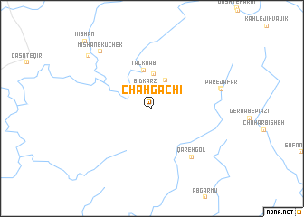 map of Chāh Gachī