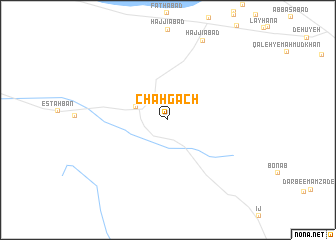 map of Chāh Gach
