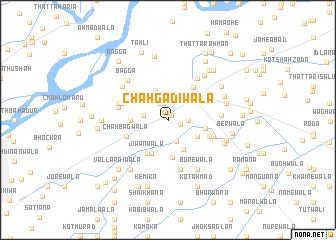 map of Chāh Gadiwāla