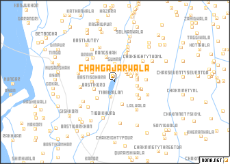 map of Chāh Gajarwāla