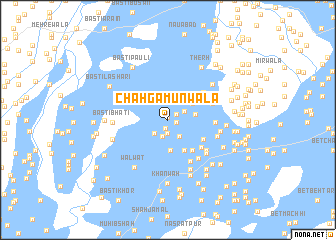 map of Chāh Gamūnwāla