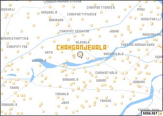 map of Chāh Ganjewāla