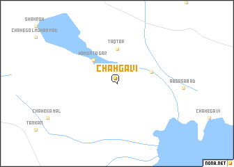 map of Chāh Gāvī