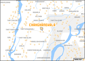 map of Chāh Ghānewāla