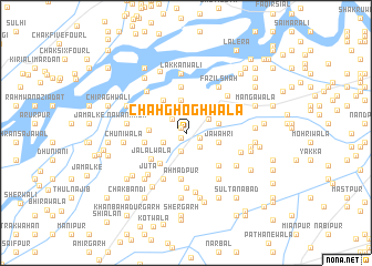 map of Chāh Ghoghwāla