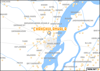 map of Chāh Ghulāmwāla