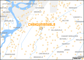 map of Chāh Guriānwāla