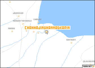 map of Chāh Hāji Muhammad Karīm