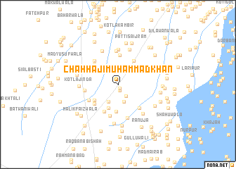 map of Chāh Hāji Muhammad Khān