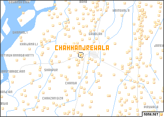 map of Chāh Hanjrewāla