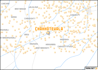 map of Chāh Hotewāla