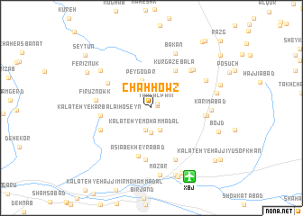 map of Chāh Ḩowẕ