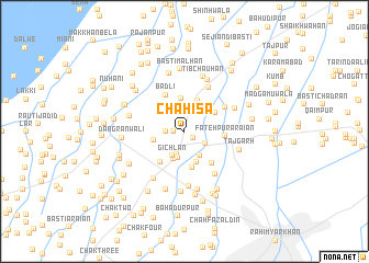 map of Chāh Īsa