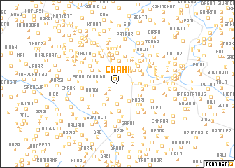 map of Chāhi