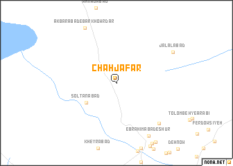 map of Chāh Ja‘far