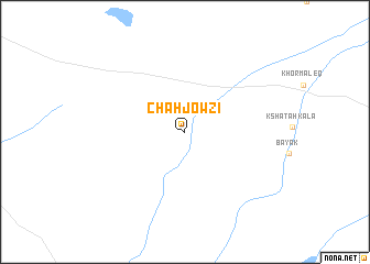 map of Chāh Jowzī